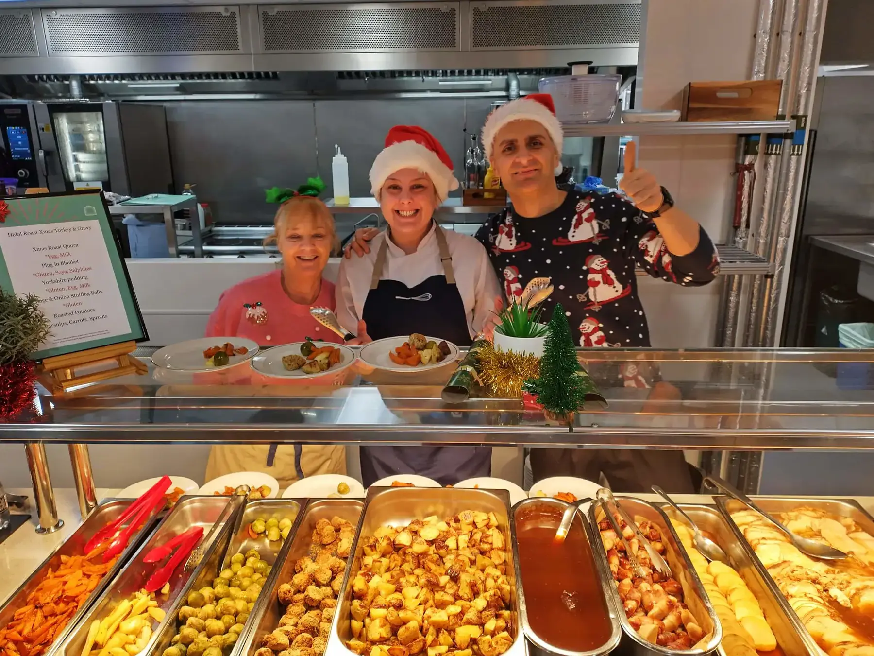 Christmas lunch 2024 at Homefield Prep